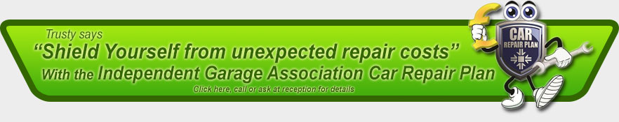 Trusty says: Shield Yourself from unexpected repair costs With the Independent Garage Association Car Repair Plan