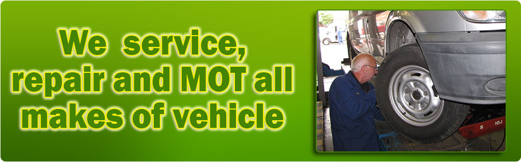 We service, repair and MOT all makes of car